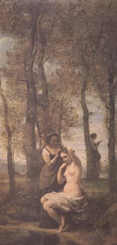 Jean Baptiste Camille  Corot La toilette (mk11)